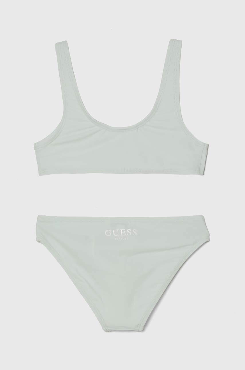 Детский раздельный купальник Guess цвет бирюзовый