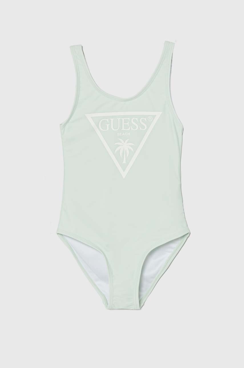 

Детски цял бански Guess в тюркоазено, Тюркоазен