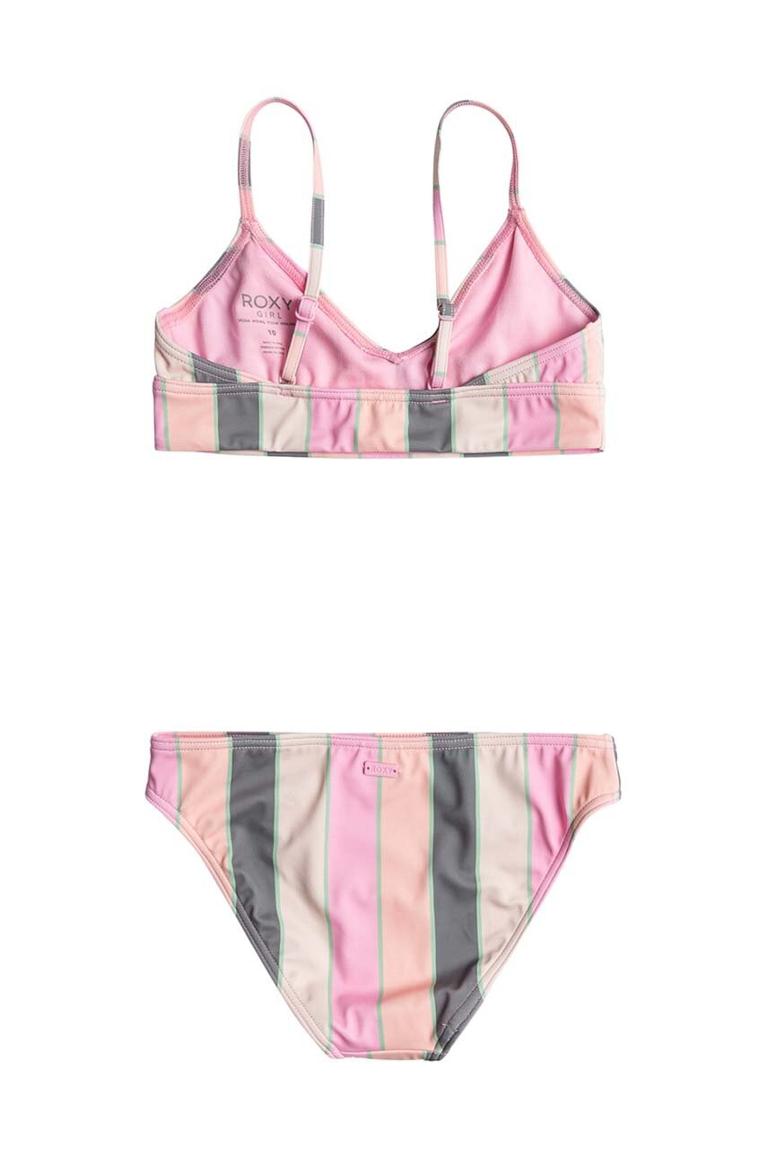 Детский раздельный купальник Roxy VERY VISTA CROP цвет розовый Детский раздельный купальник Roxy VERY VISTA CROP цвет розовый