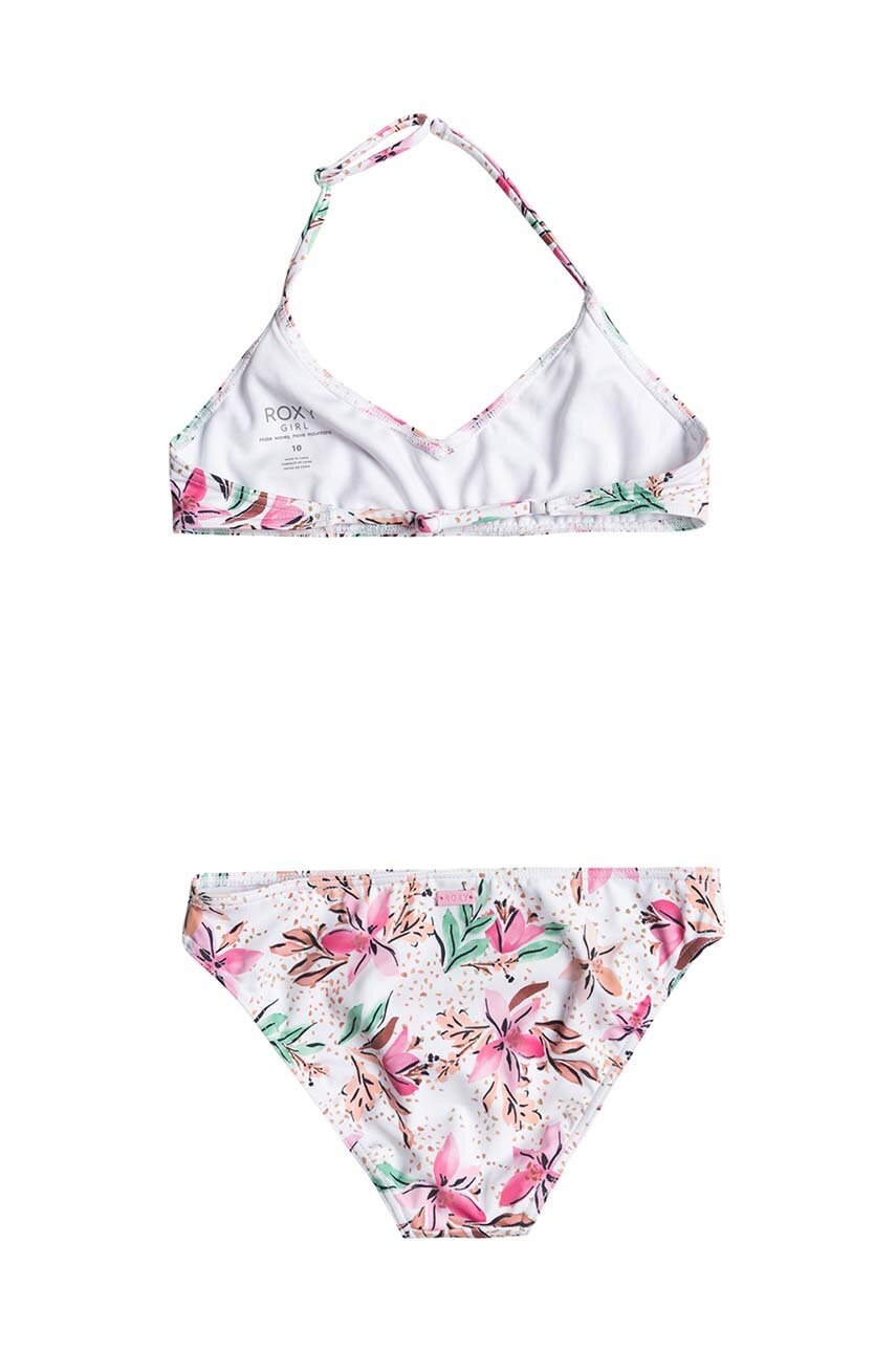 Детский раздельный купальник Roxy HAPPY TROPICAL цвет белый Детский раздельный купальник Roxy HAPPY TROPICAL цвет белый