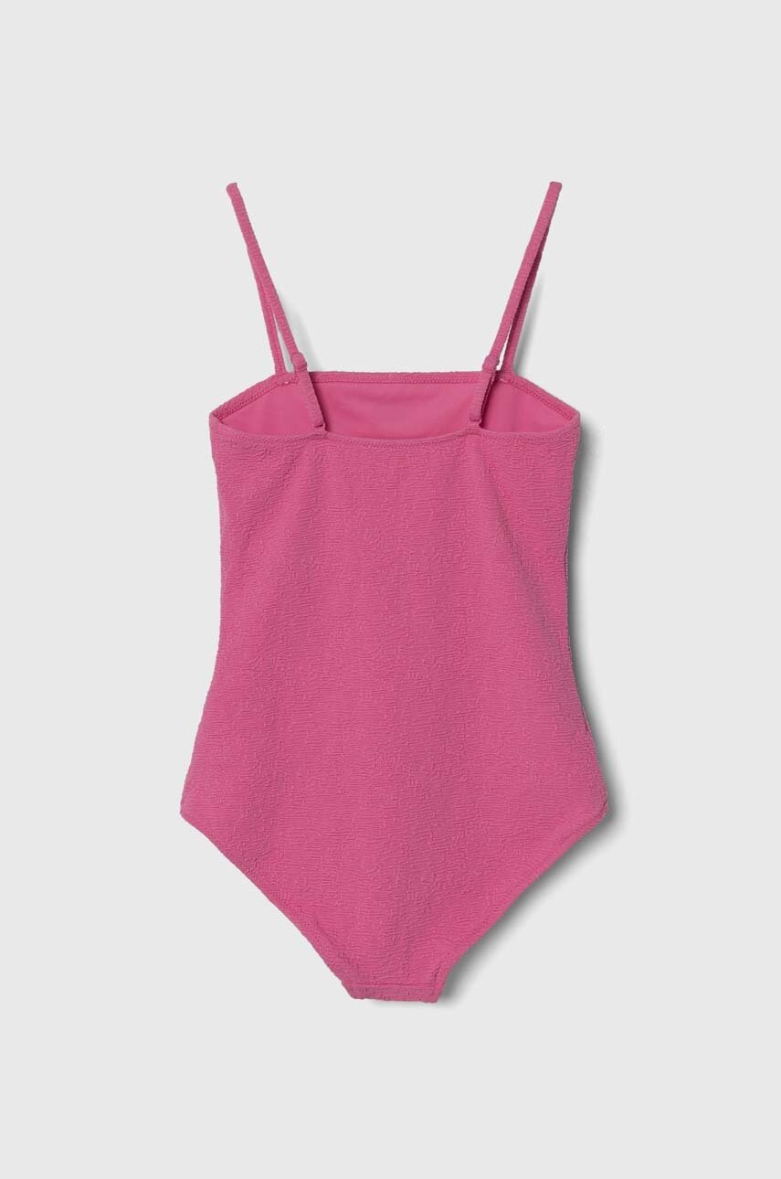 Детский слитный купальник Calvin Klein Jeans цвет розовый