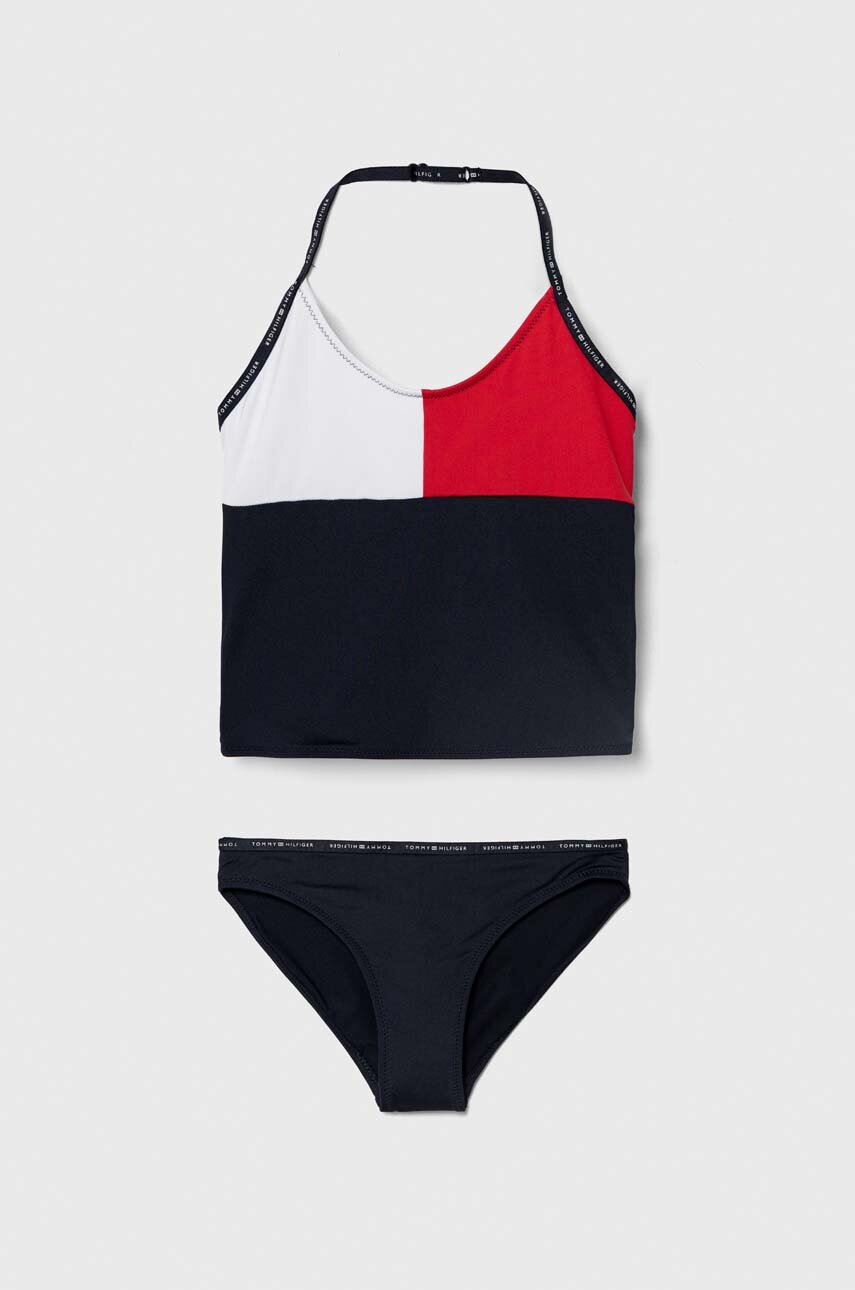 

Детски бански от две части Tommy Hilfiger в тъмносиньо, Тъмносин