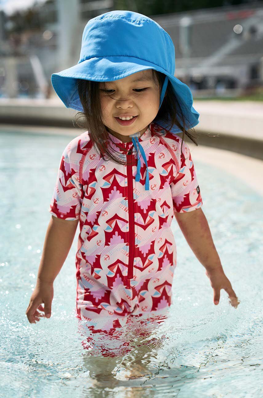 Reima costum de baie pentru bebeluși Atlantti culoarea rosu