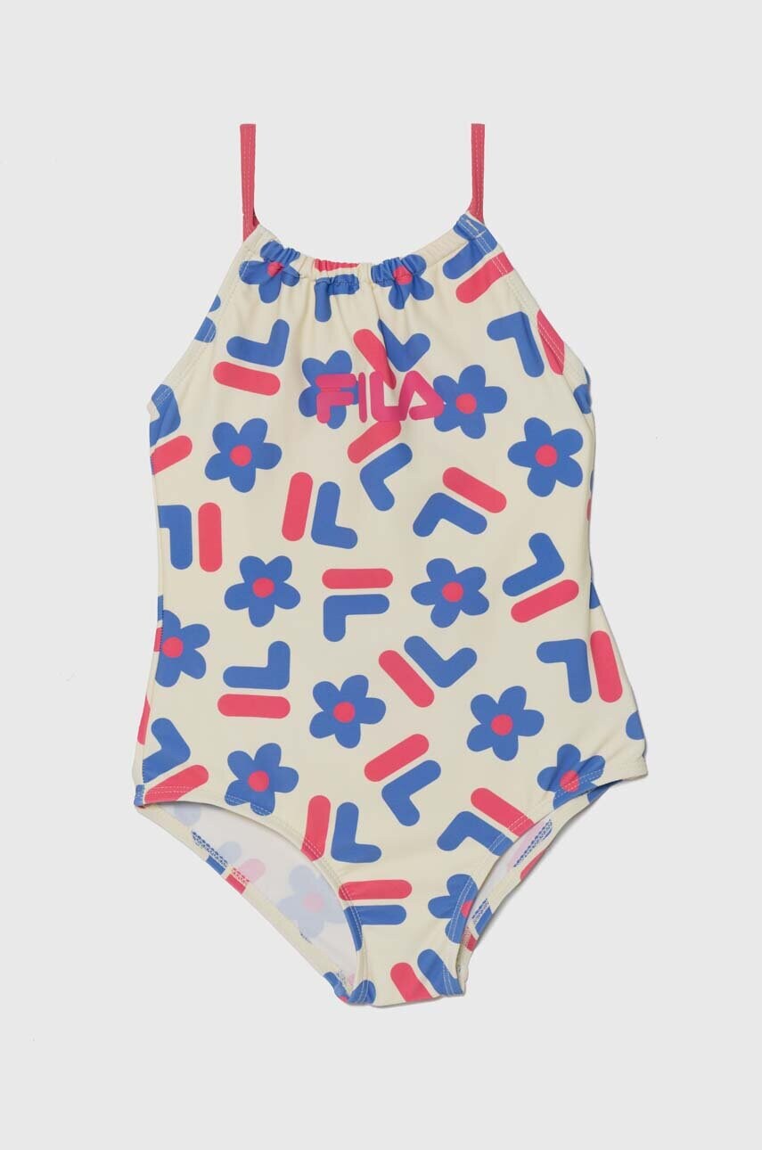 Fila costum de baie dintr-o bucata pentru copii SALLES culoarea bej