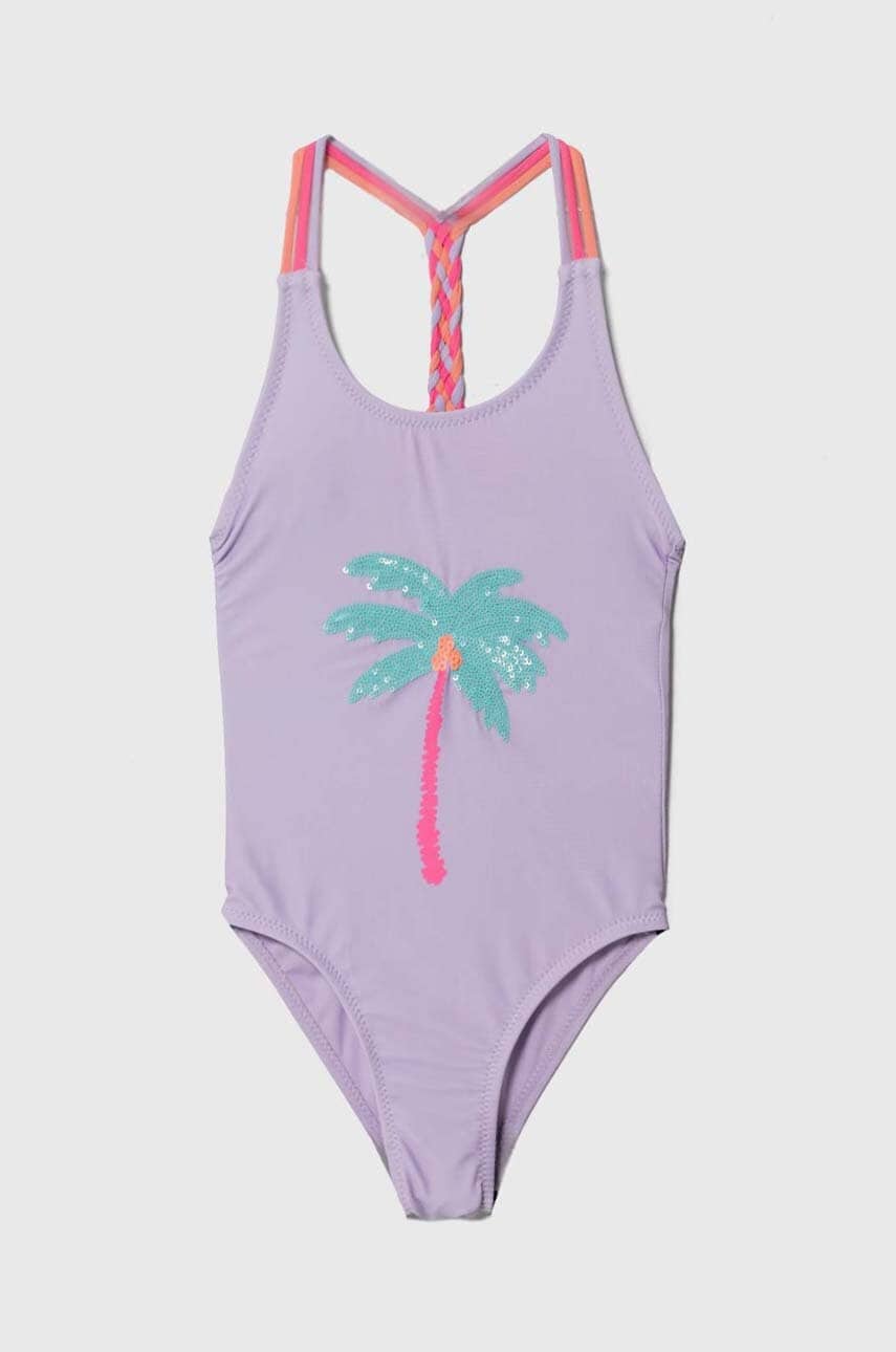 zippy costum de baie dintr-o bucată pentru copii culoarea violet