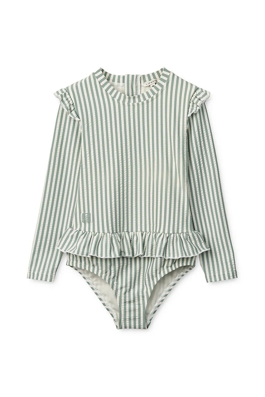 Детский слитный купальник Liewood цвет зелёный Детский слитный купальник Liewood цвет зелёный