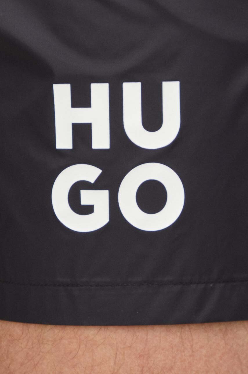Μαγιό HUGO χρώμα: μαύρο