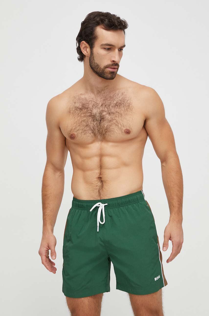 BOSS pantaloni scurți de baie culoarea verde 50509130