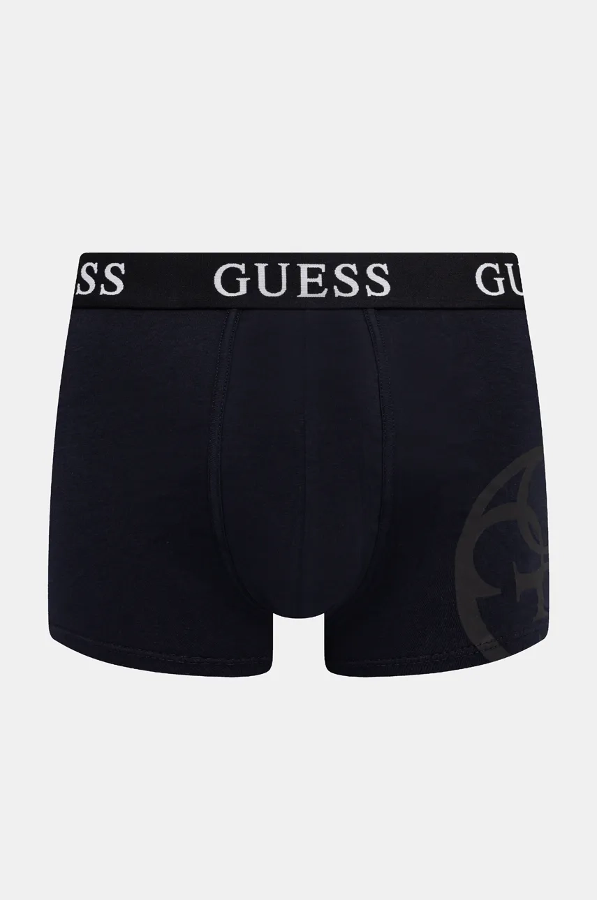 Boksarice Guess 3-pack Moški, Mornarsko Modra Barva