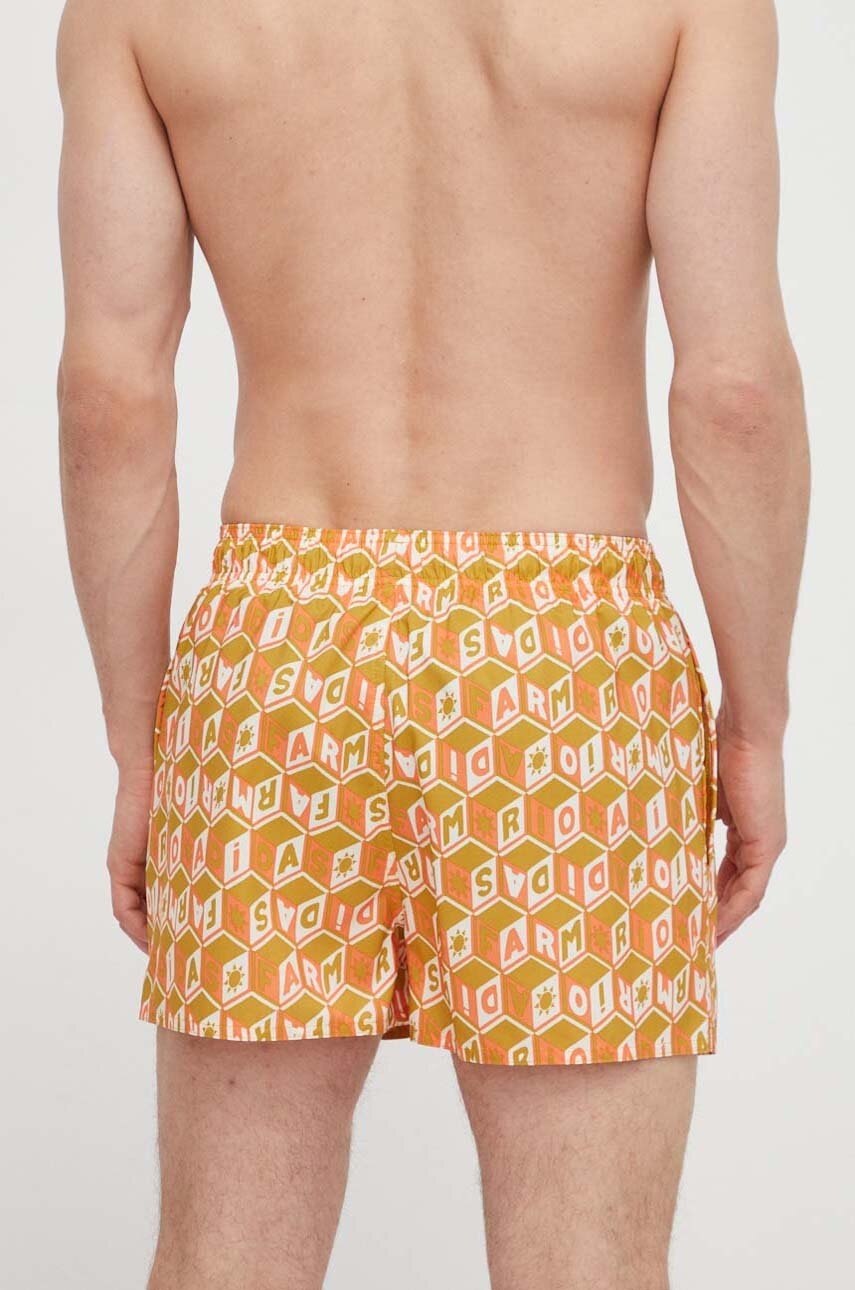 Μαγιό adidas FARM FARMx FARM Rio χρώμα: πορτοκαλί IC0434 IR6199 φωτογραφία