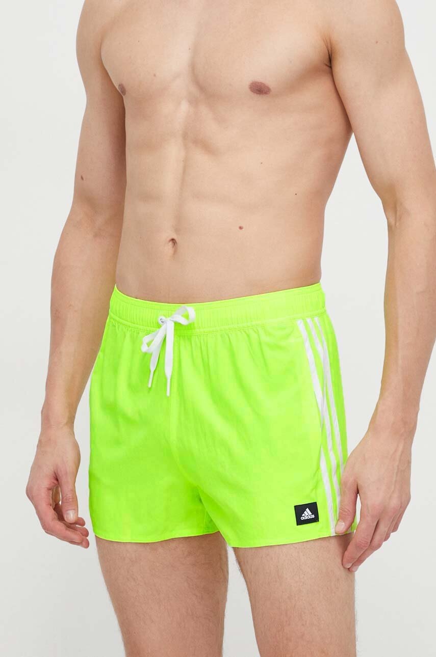 Μαγιό adidas Performance 3Stripes CLX 3Stripes CLX χρώμα: πράσινο IS2054