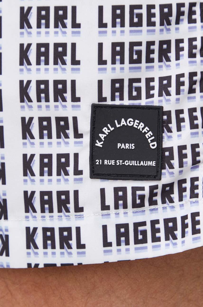 Σορτς κολύμβησης Karl Lagerfeld χρώμα: άσπρο