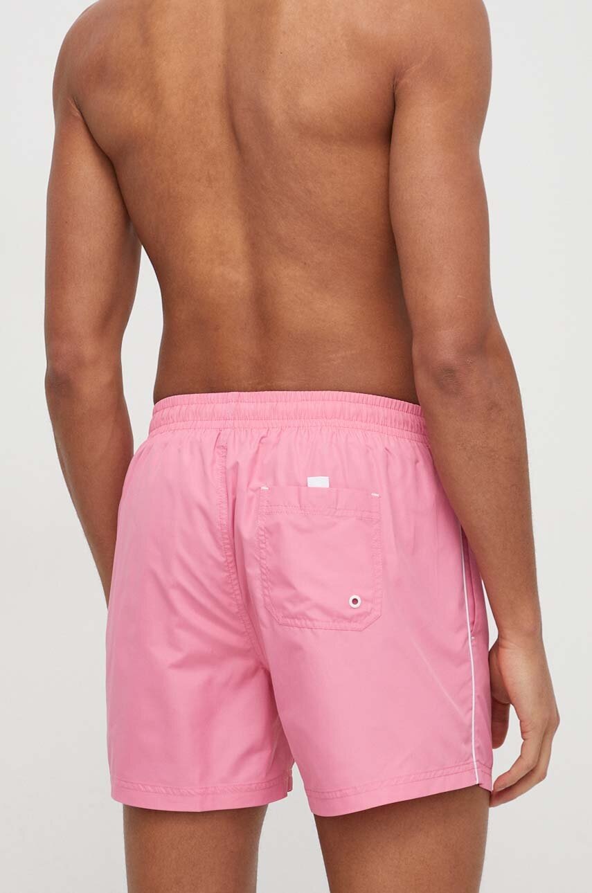 Σορτς κολύμβησης Pepe Jeans LOGO SWIMSHORT χρώμα: ροζ PMB10393