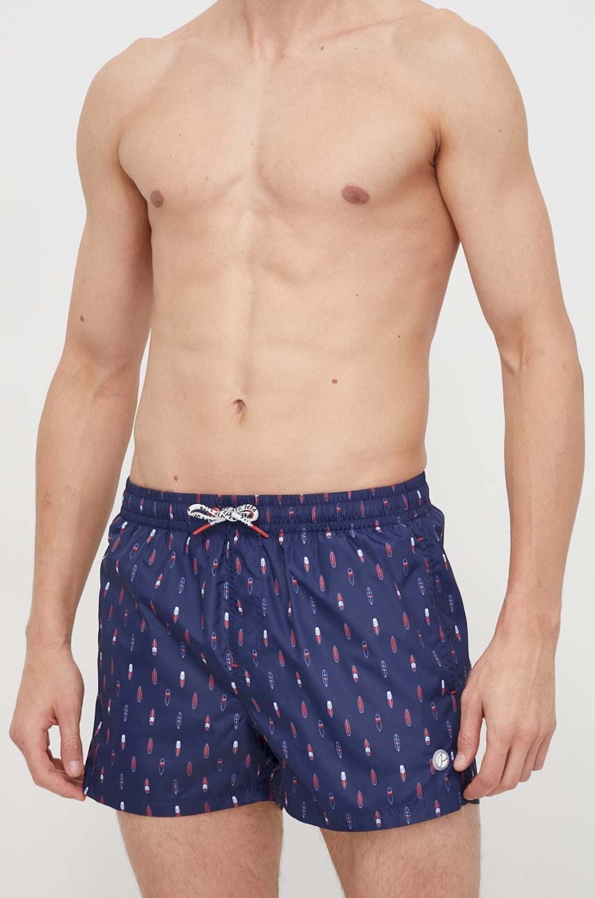 Pepe Jeans pantaloni scurti de baie culoarea albastru marin Pepe Jeans pantaloni scurti de baie culoarea albastru marin