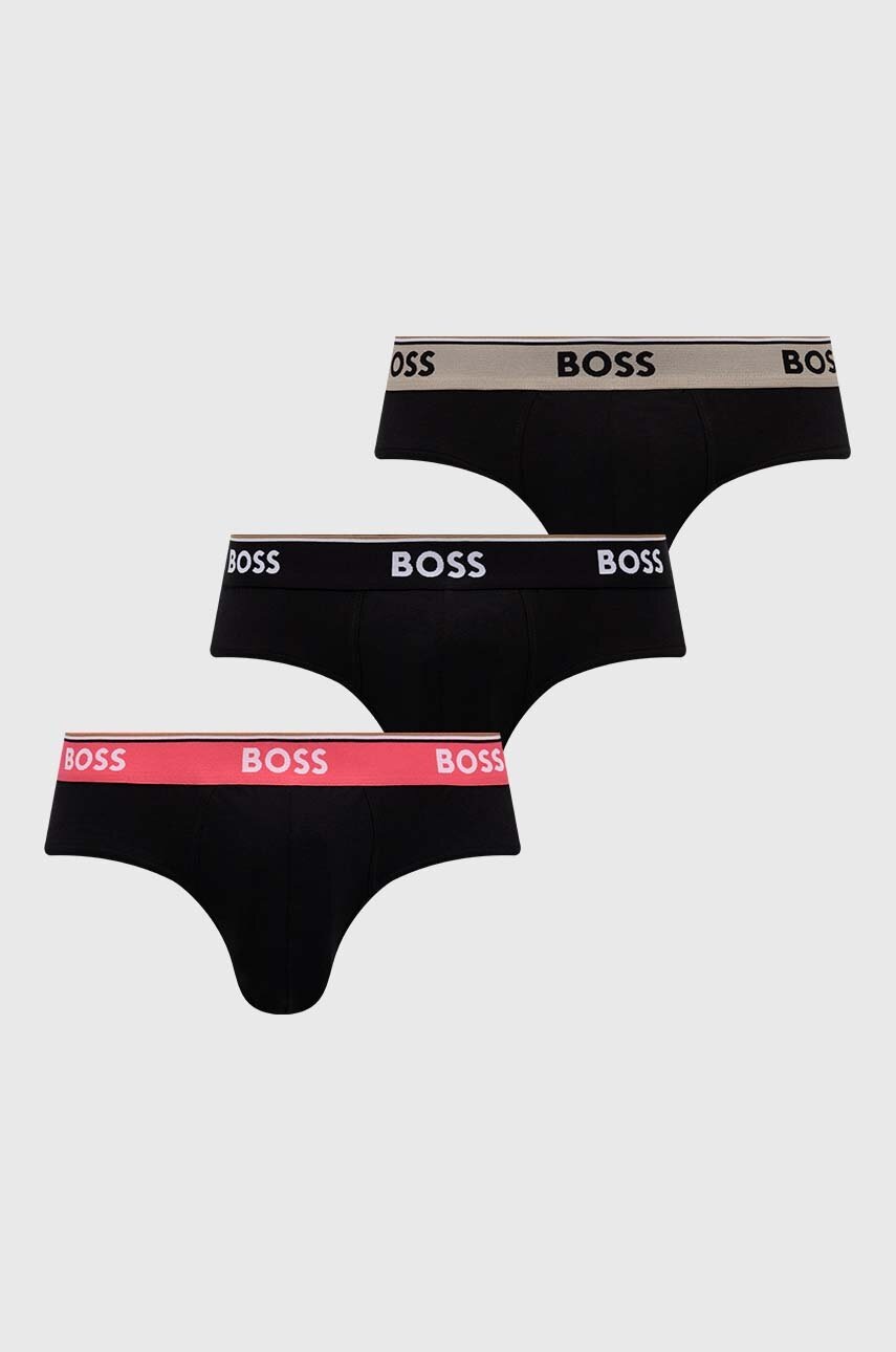 

Слипове BOSS (3 броя) в черно 50514920, Черен