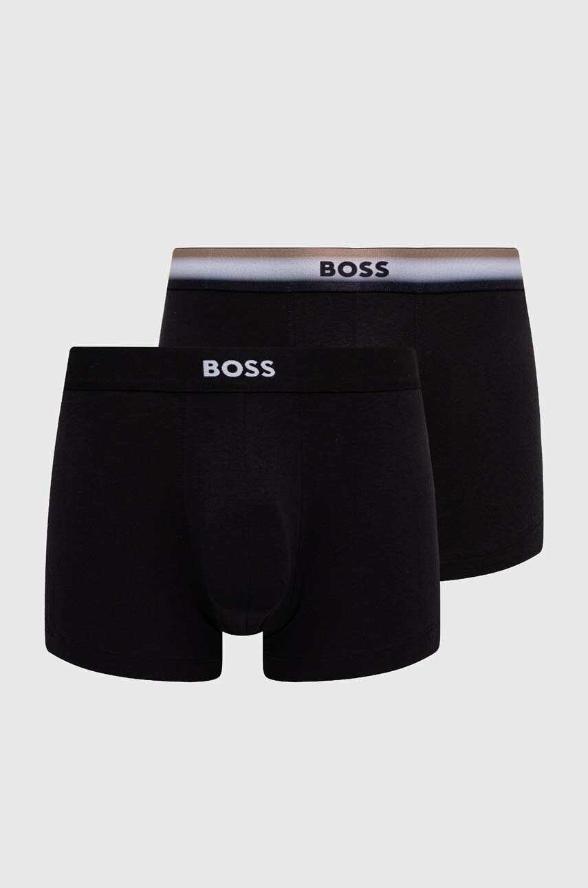 BOSS boxeri 2-pack barbati, culoarea negru, 50514922