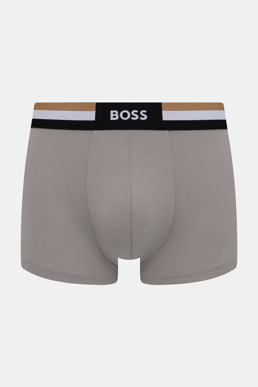 BOSS boxerky pánske s bavlnou Trunk 3P Motion 3-pak