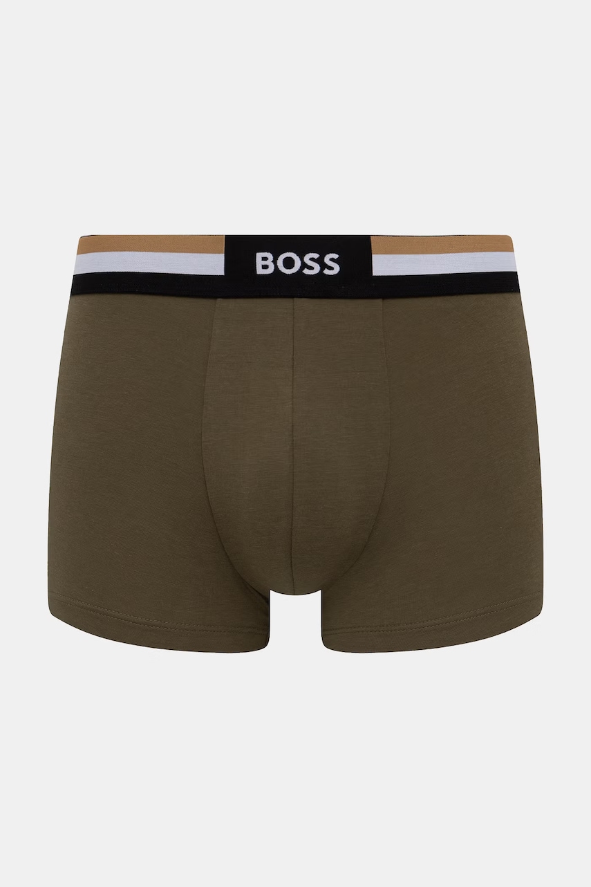 BOSS boxerky pánske s bavlnou Trunk 3P Motion 3-pak