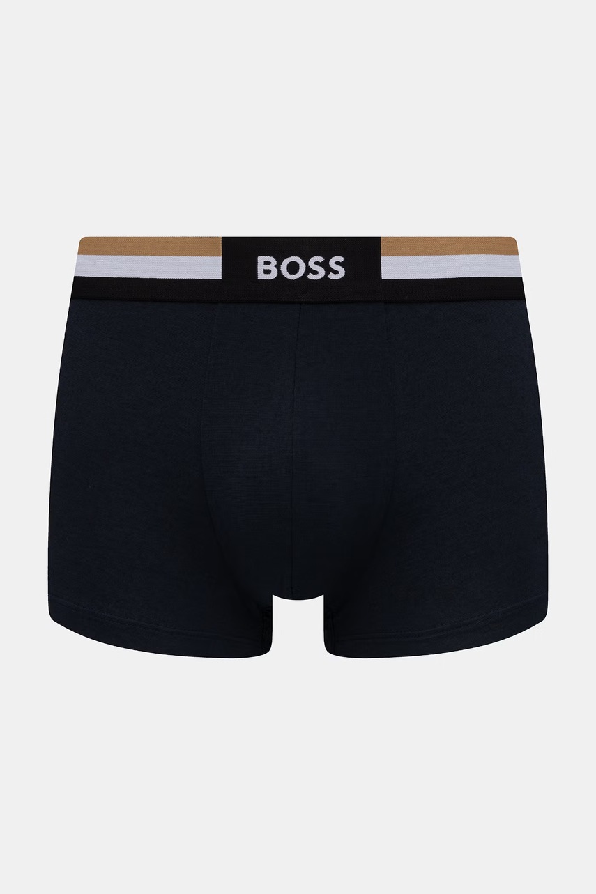 BOSS boxerky pánske s bavlnou Trunk 3P Motion 3-pak