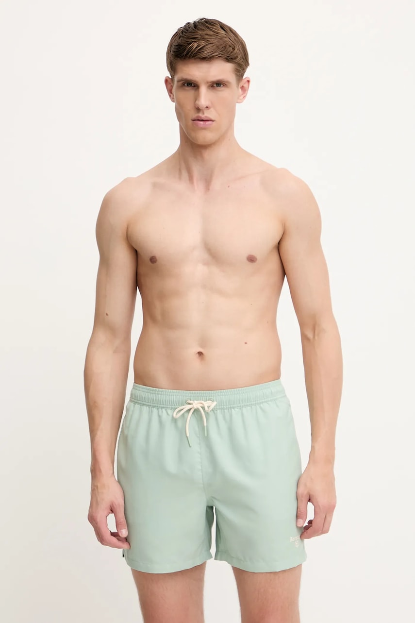 Barbour pantaloni scurti de baie culoarea roz