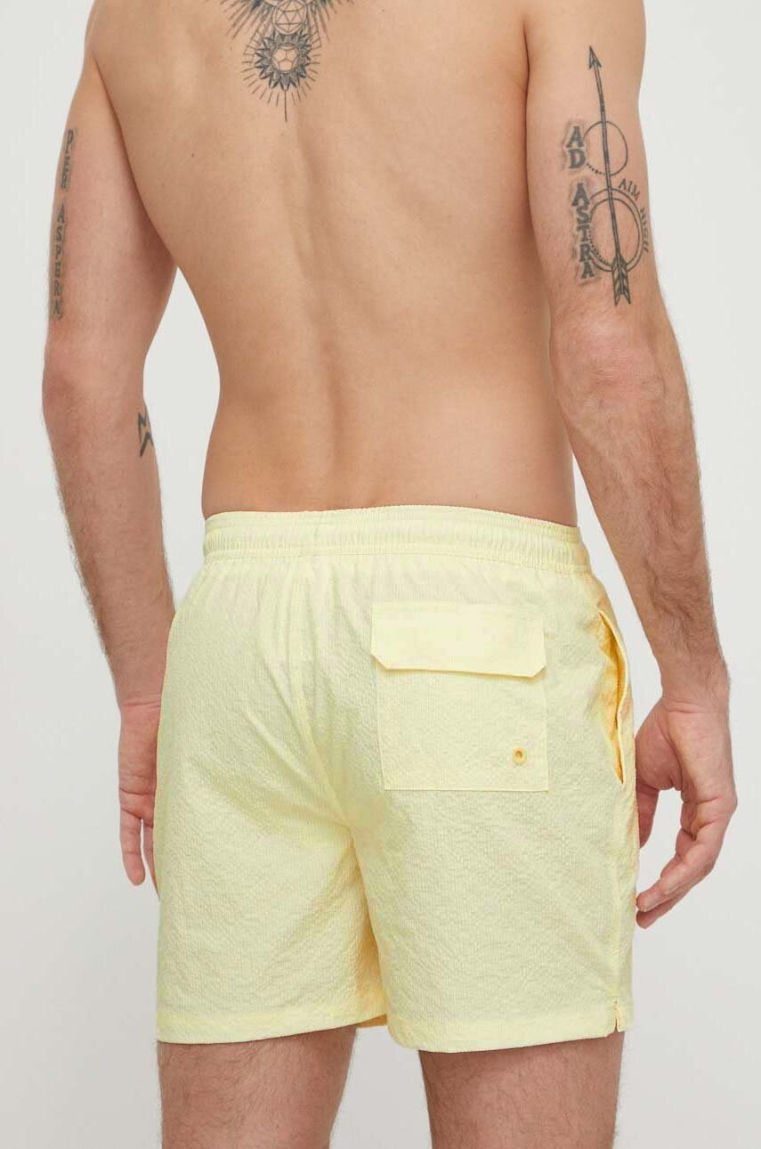 Σορτς κολύμβησης Barbour χρώμα: κίτρινο MSW0079