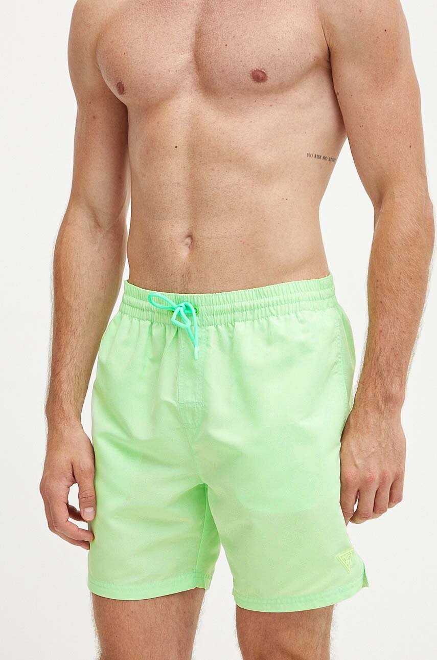 

Плувни шорти Guess в зелено, Зелен