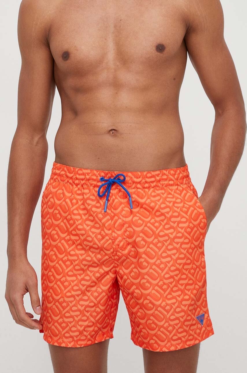 

Плувни шорти Guess в оранжево F4GT06 WG2A2, Оранжев