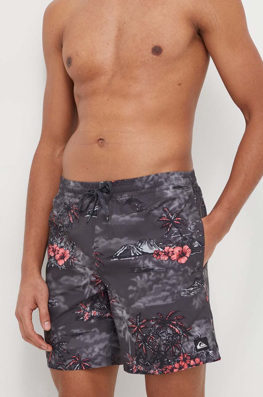 Quiksilver pantaloni scurti de baie culoarea negru