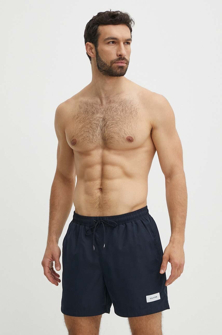 Μαγιό Tommy Hilfiger χρώμα: ναυτικό μπλε, UM0UM03215