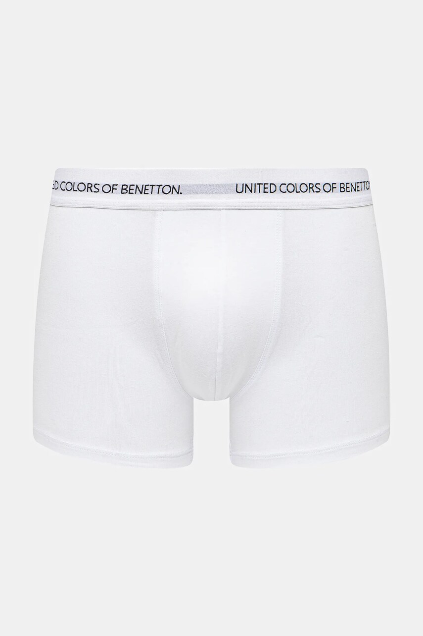 United Colors of Benetton boxeri barbati, culoarea alb