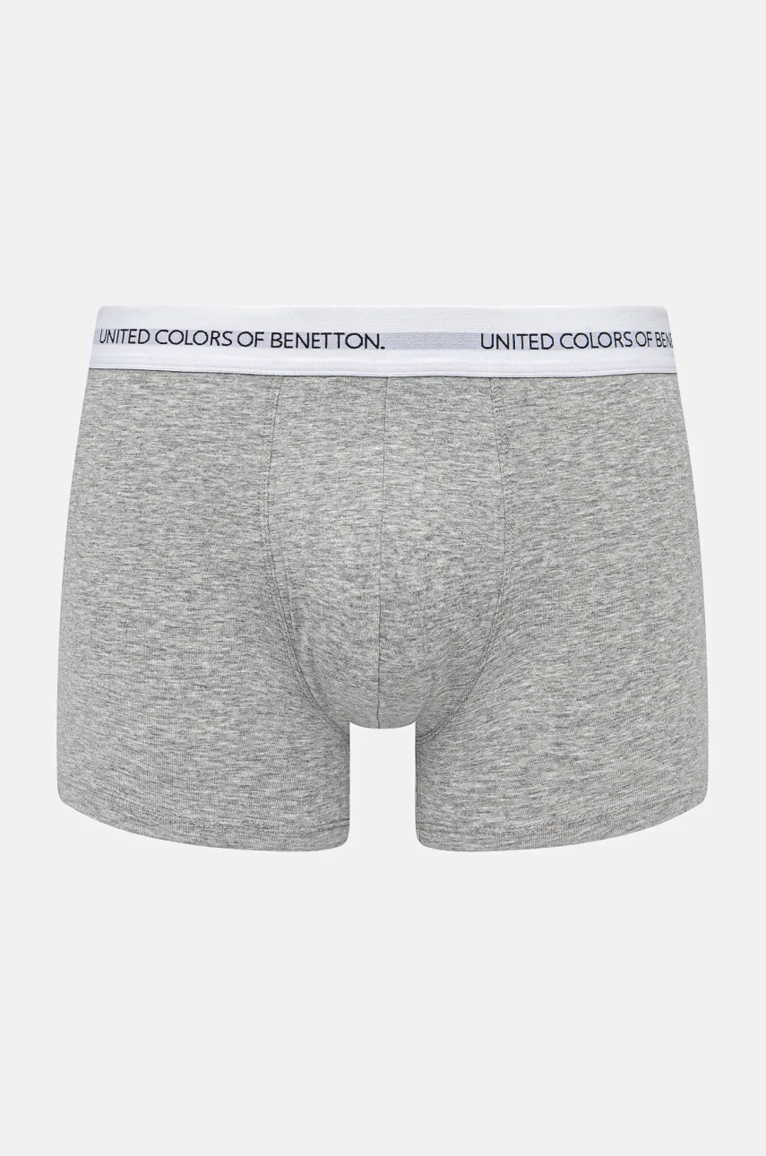 United Colors of Benetton boxeri barbati, culoarea gri