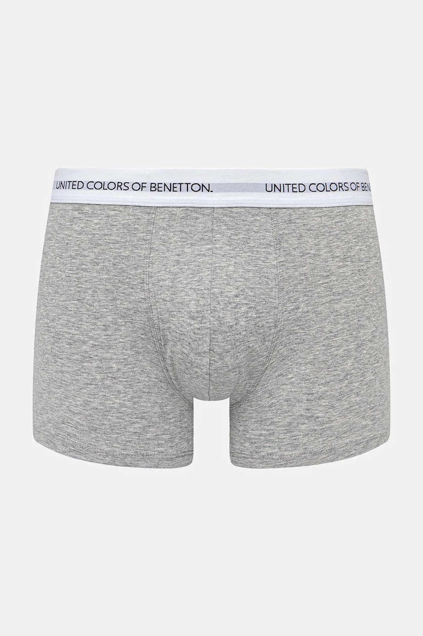 United Colors of Benetton boxeri barbati, culoarea gri