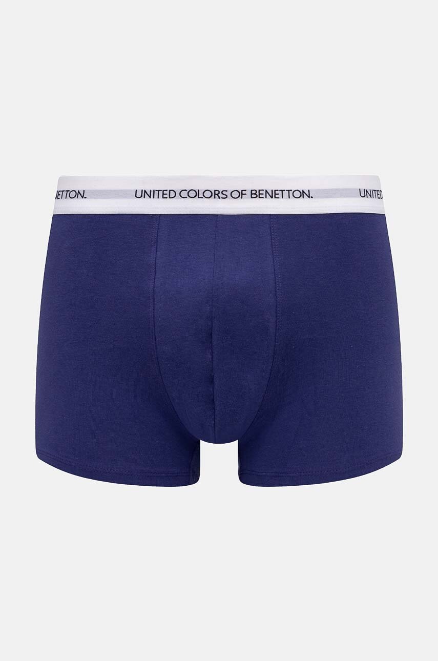 United Colors of Benetton boxeri barbati, culoarea albastru marin