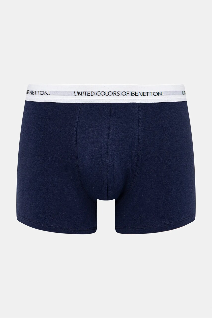 United Colors of Benetton boxeri barbati, culoarea albastru marin