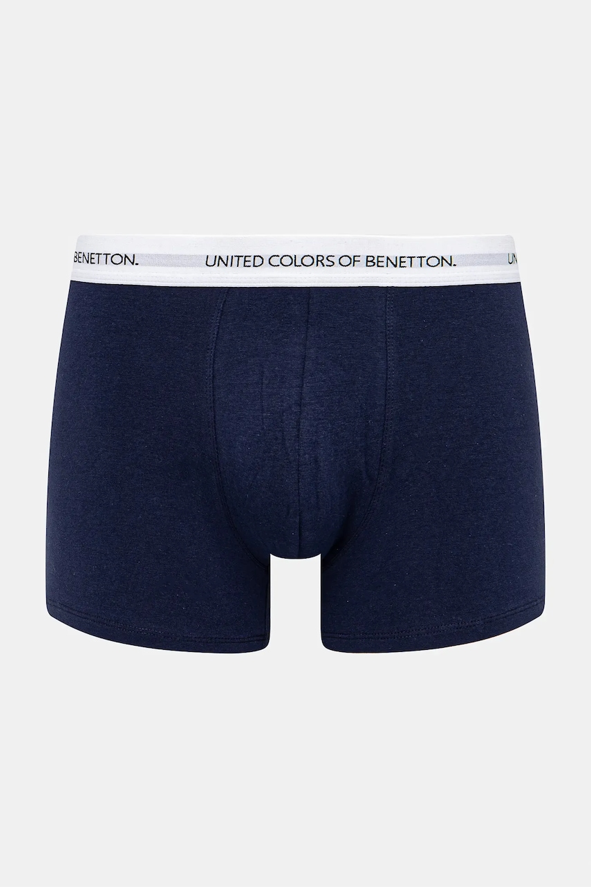 United Colors of Benetton boxeri barbati, culoarea albastru marin