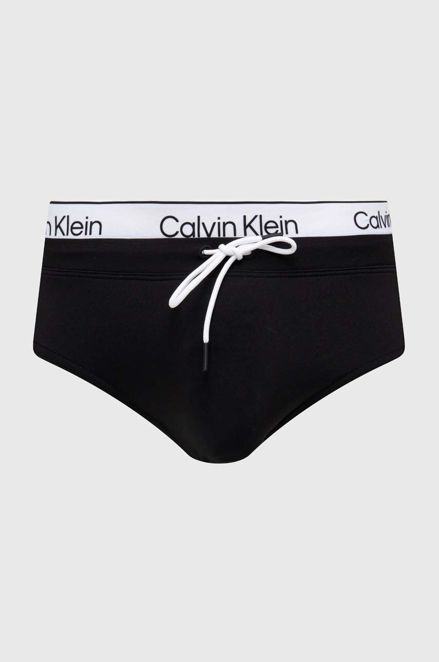 Levně Plavky Calvin Klein černá barva, KM0KM00959