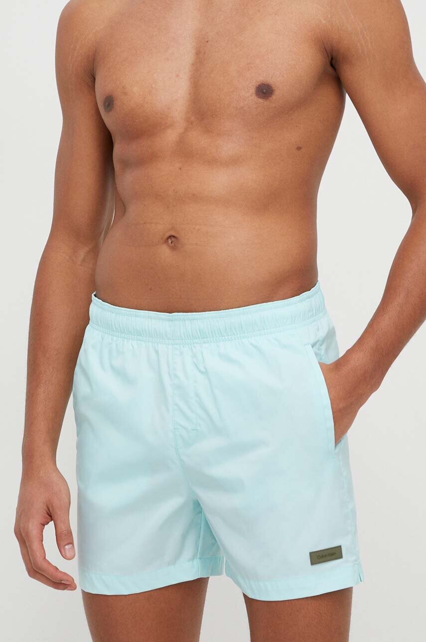 

Плувни шорти Calvin Klein в синьо KM0KM00939, Син