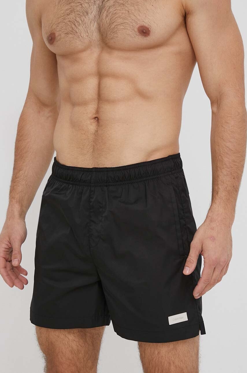 

Плувни шорти Calvin Klein в черно KM0KM00939, Черен