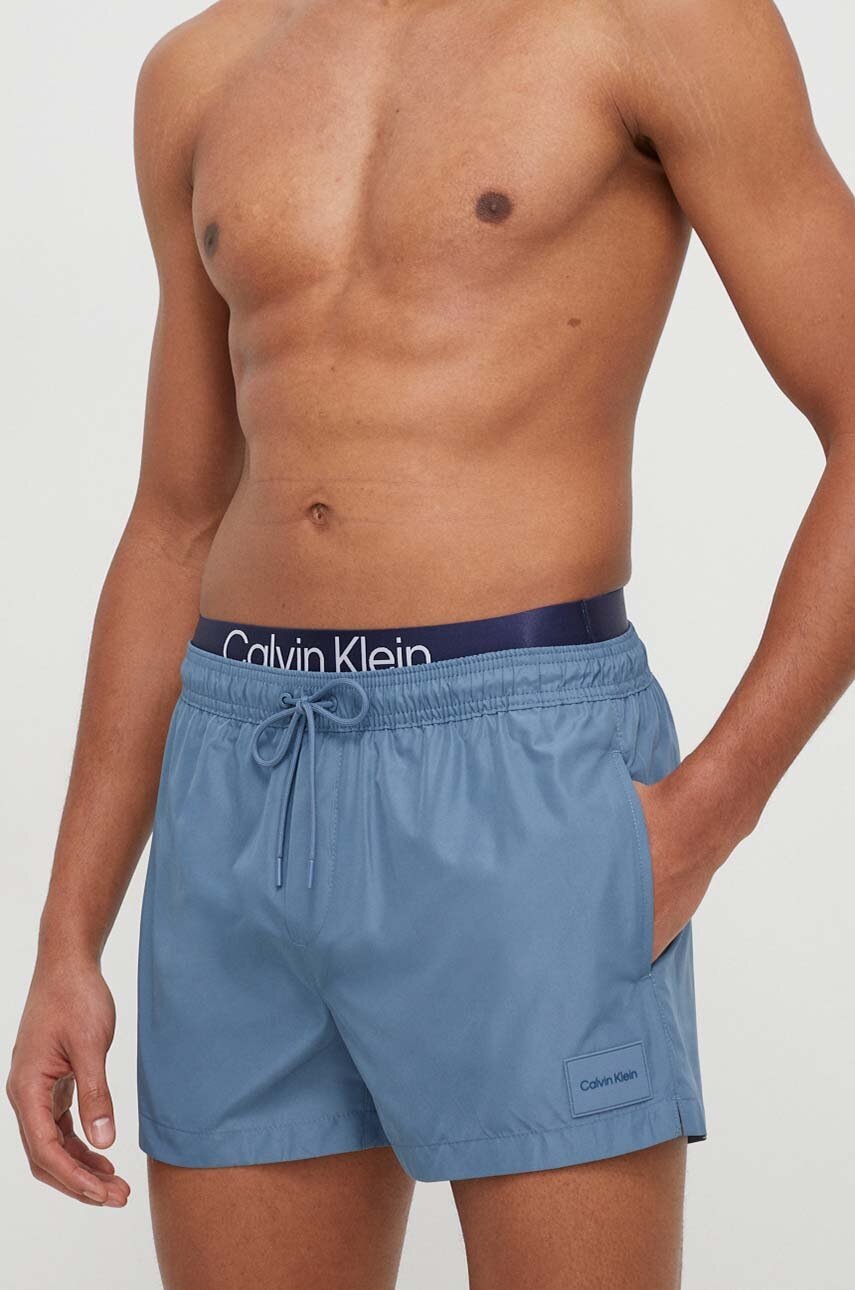

Плувни шорти Calvin Klein в синьо KM0KM00947, Син