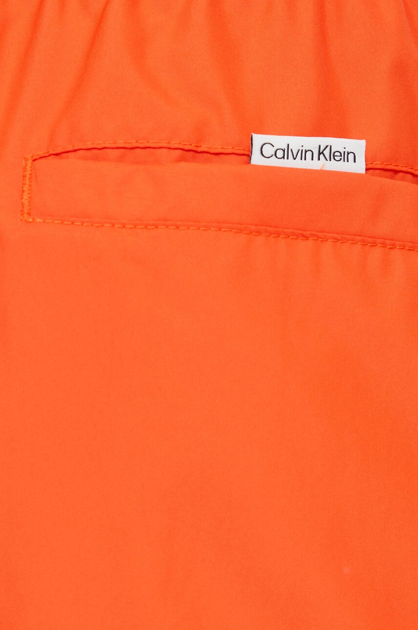 Σορτς κολύμβησης Calvin Klein χρώμα: πορτοκαλί