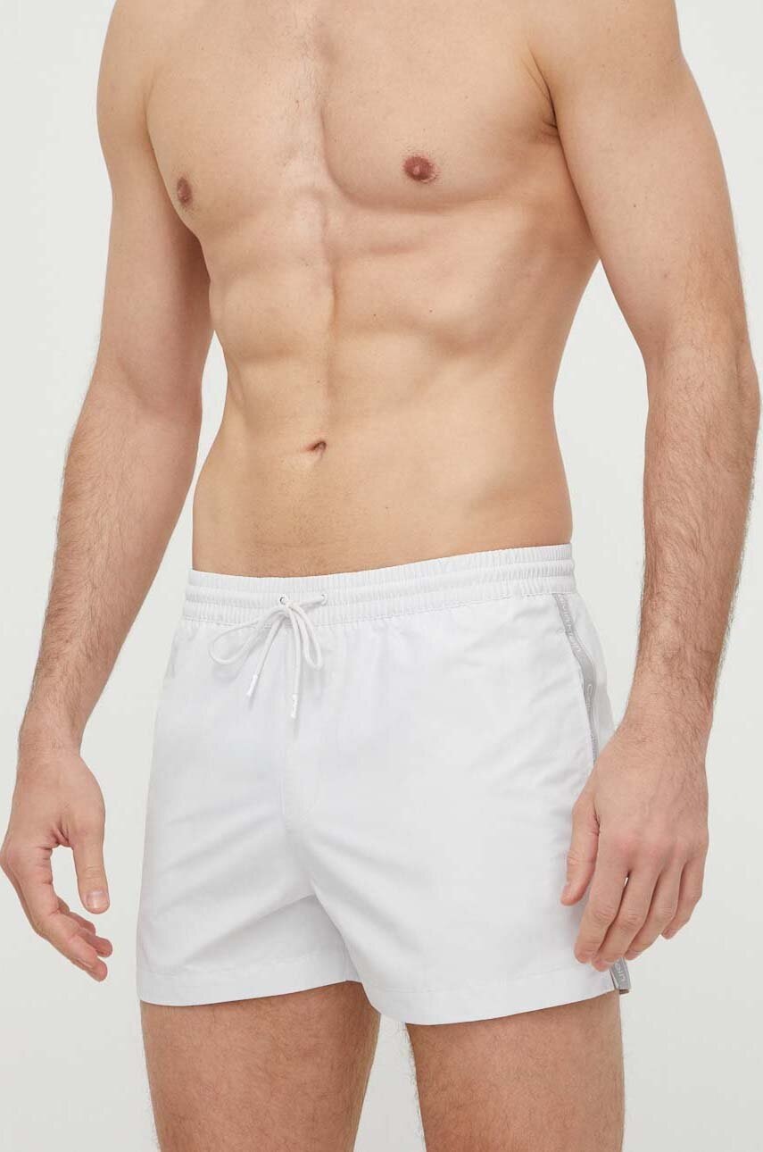 

Плувни шорти Calvin Klein в бяло KM0KM00956, Бял