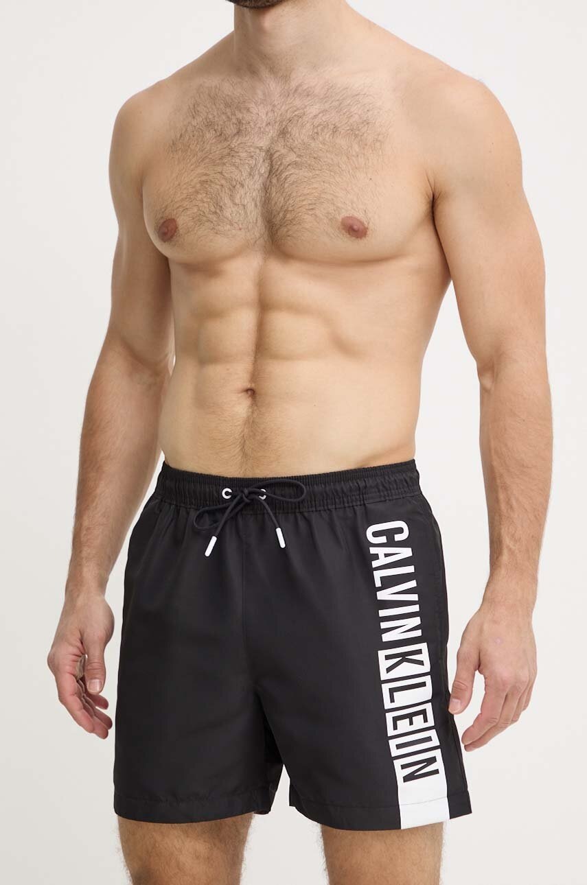 

Плувни шорти Calvin Klein в черно KM0KM00991, Черен