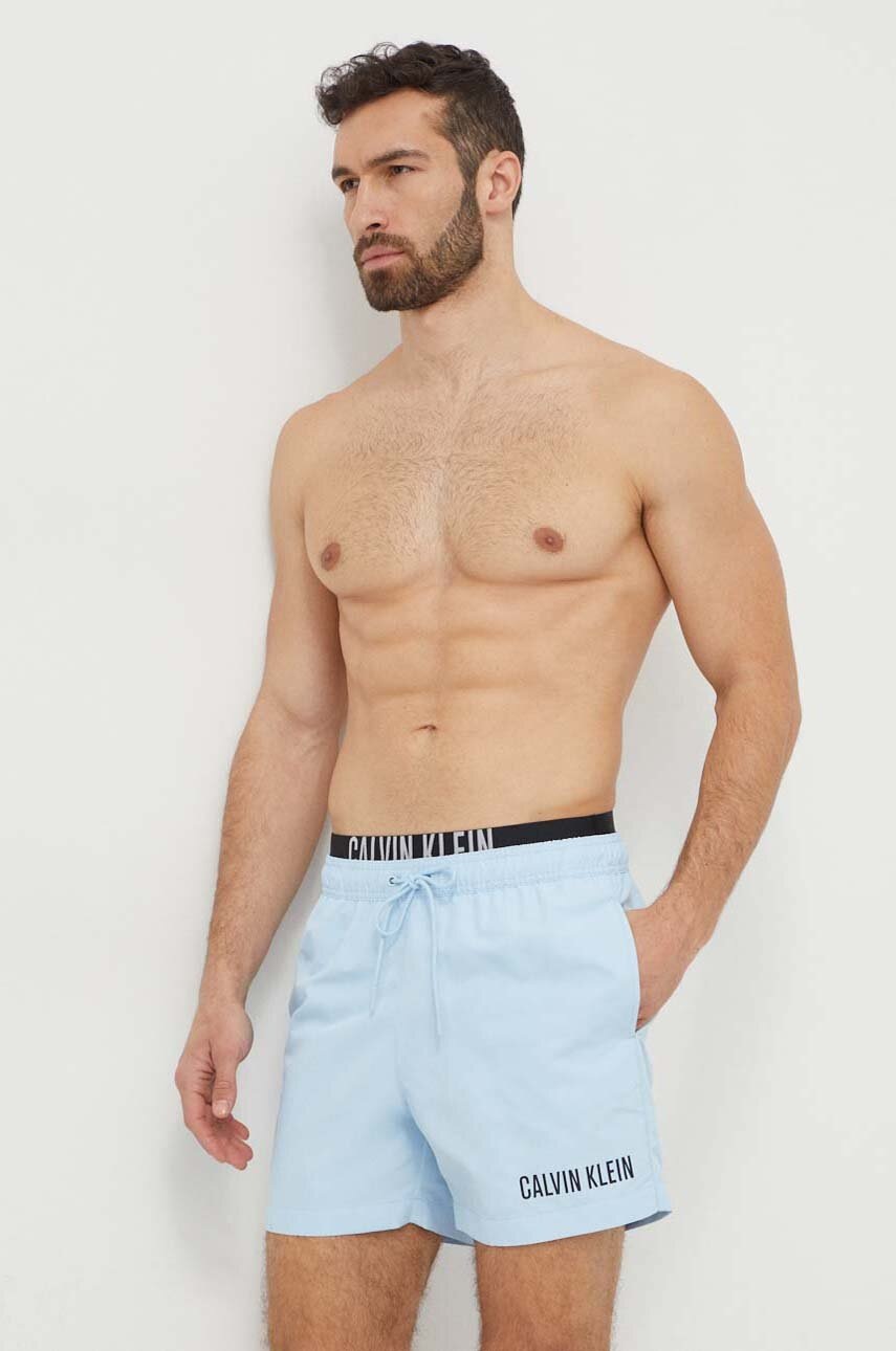 

Плувни шорти Calvin Klein в синьо KM0KM00992, Син