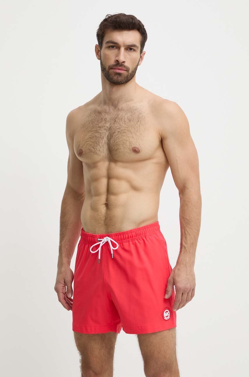 Michael Kors pantaloni scurti de baie culoarea rosu