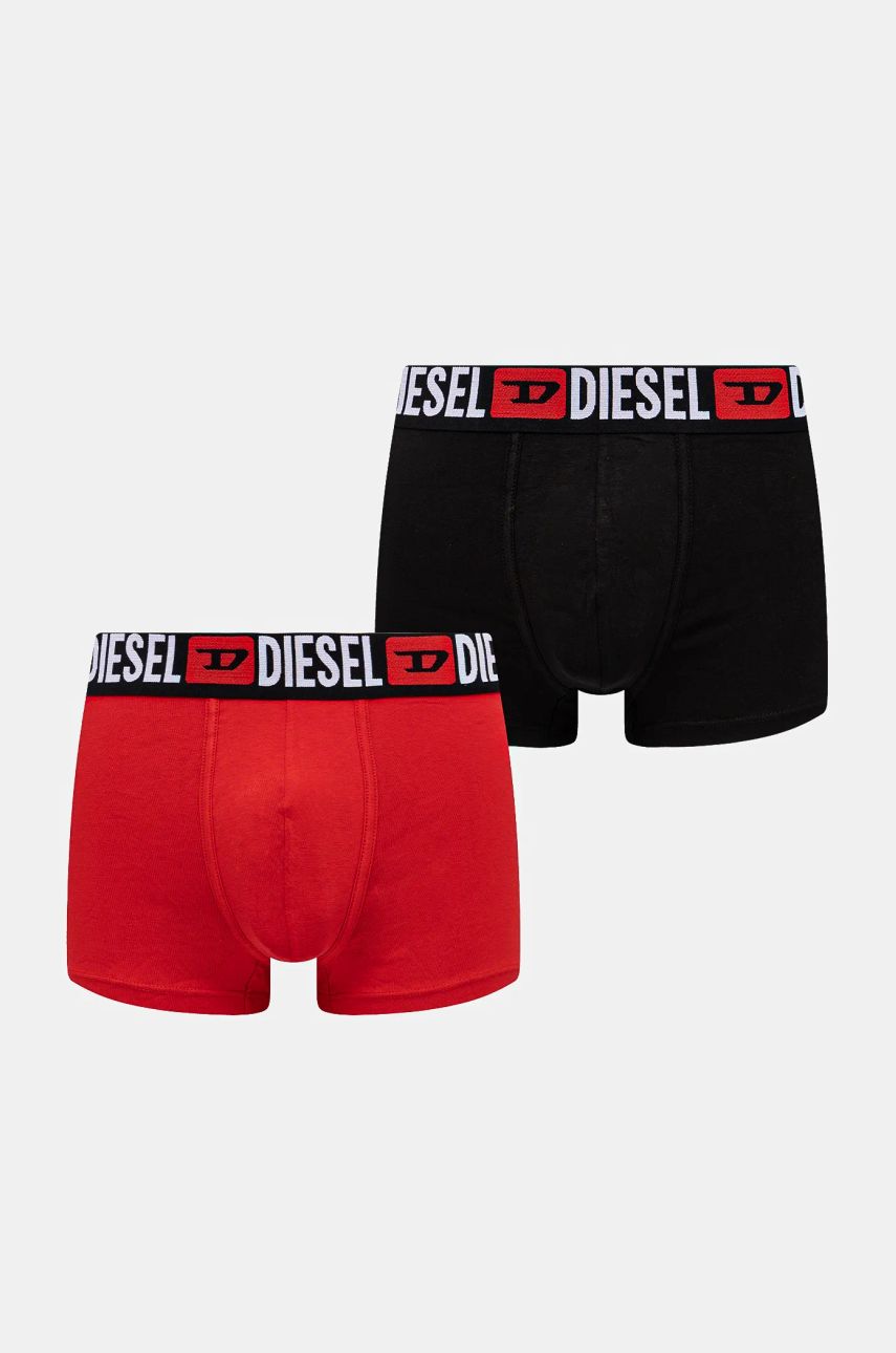 Diesel boxeri 2-pack barbati, culoarea rosu