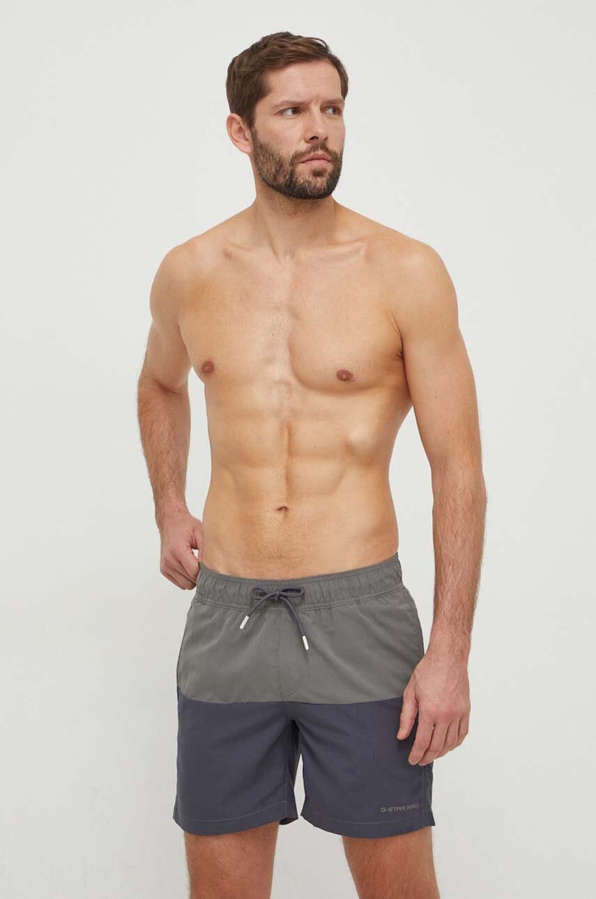 Σορτς κολύμβησης G-Star Raw χρώμα: γκρι