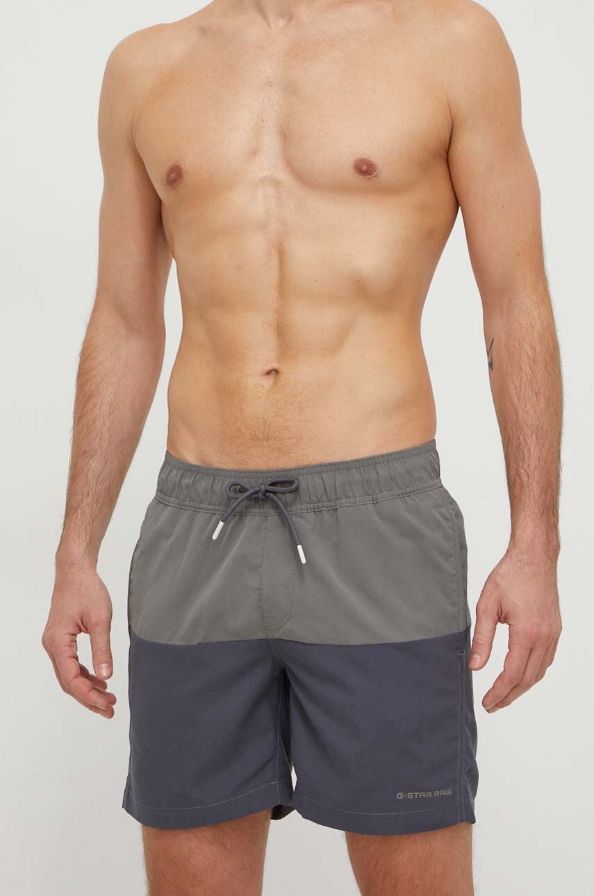 Σορτς κολύμβησης G-Star Raw χρώμα: γκρι