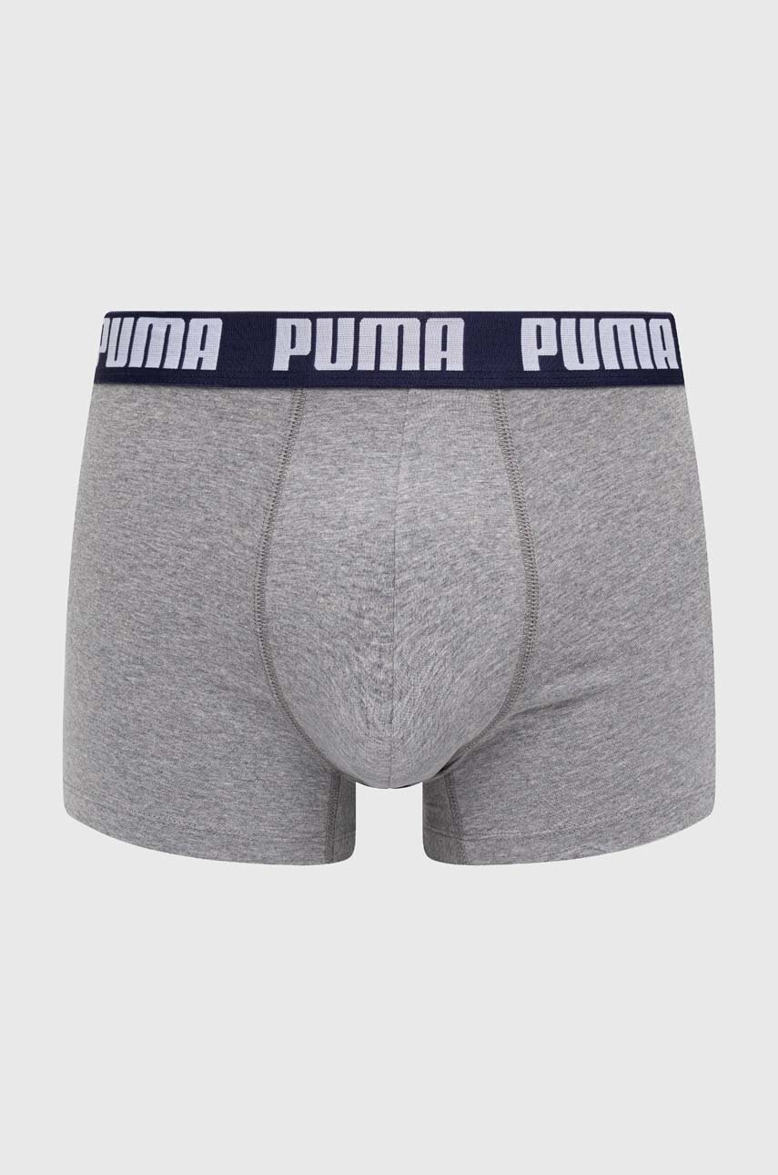 Puma priliehavé boxerky pánske bavlnené s elastanom Everyday Basic 2-pak