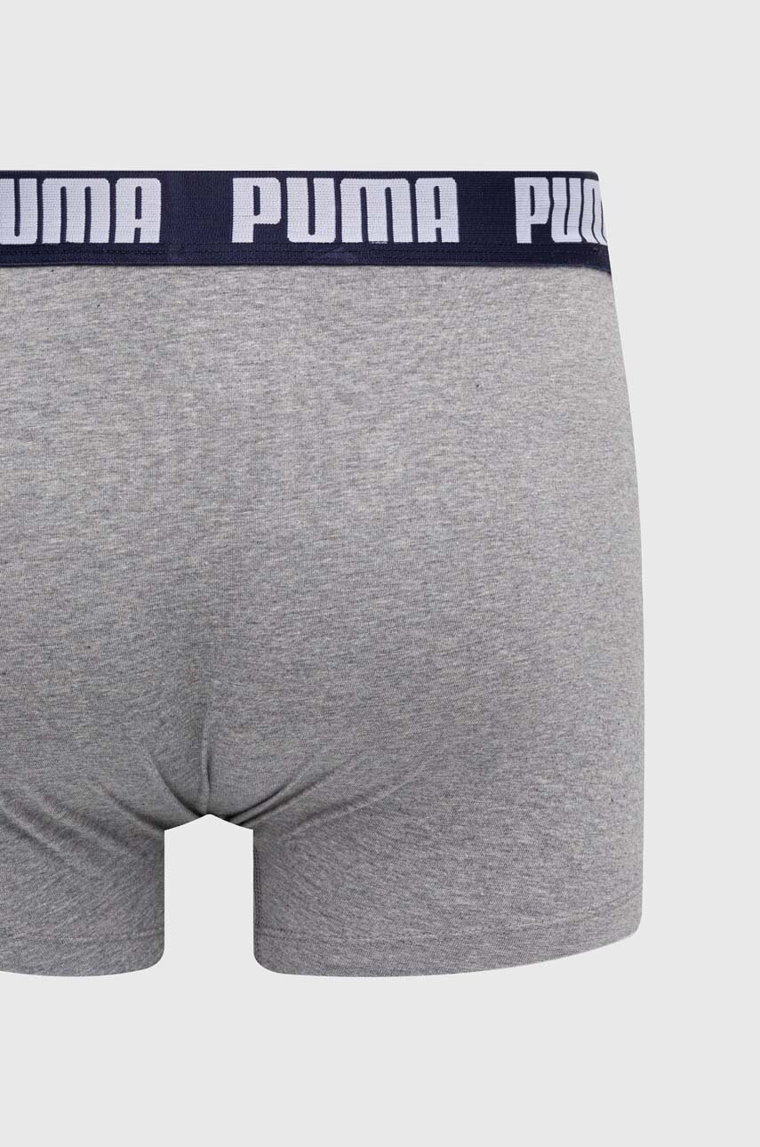 Puma priliehavé boxerky pánske bavlnené s elastanom Everyday Basic 2-pak