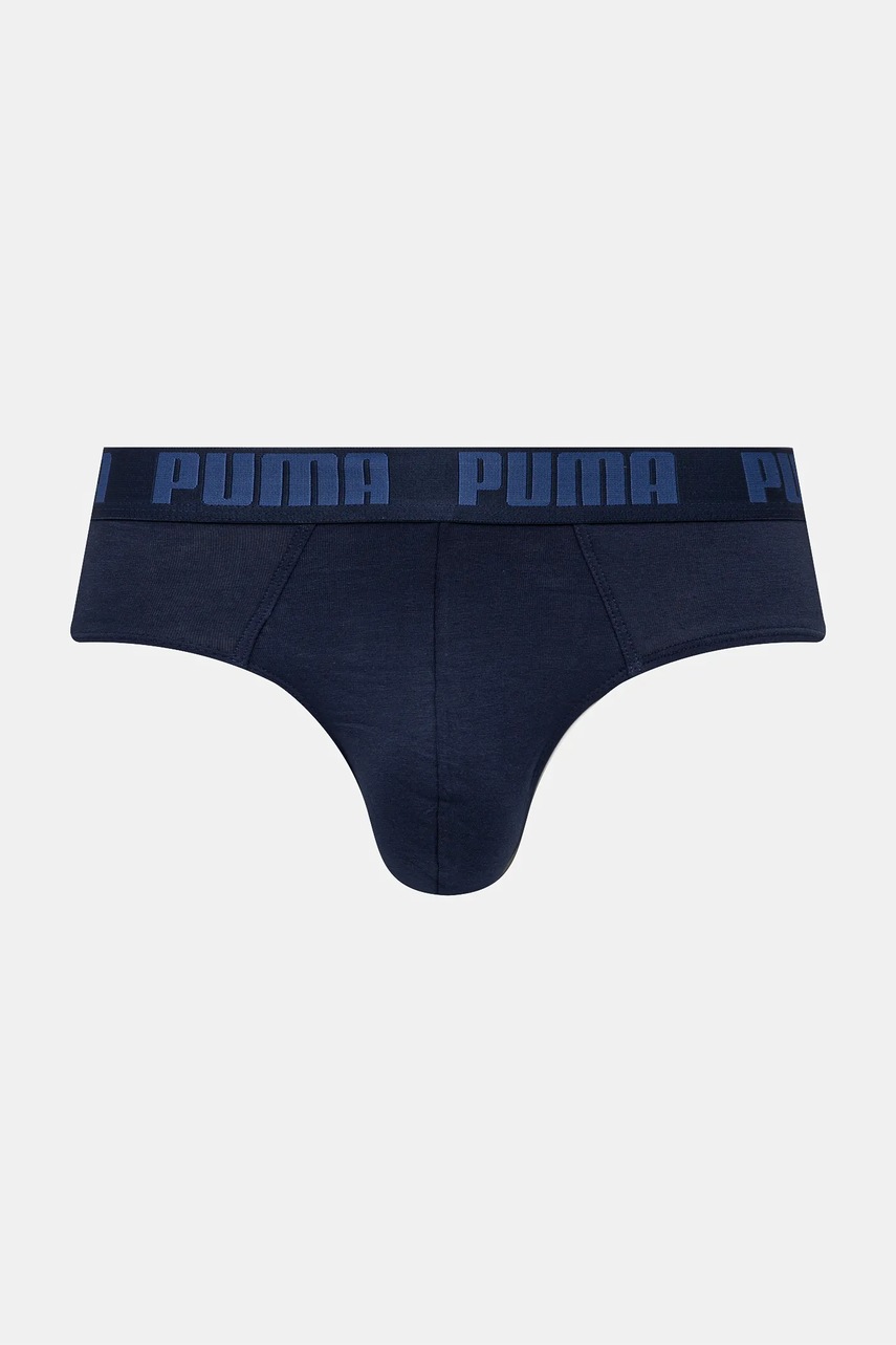 Puma slipy pánske bavlnené s elastanom Everyday Brief 2-pak
